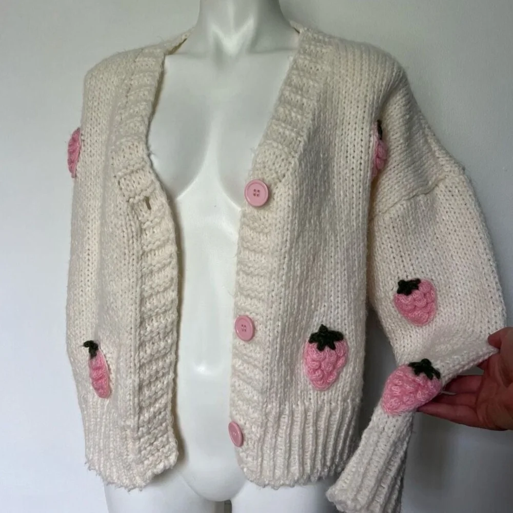 Knit Berry Cardigan - Picture 4 of 7
